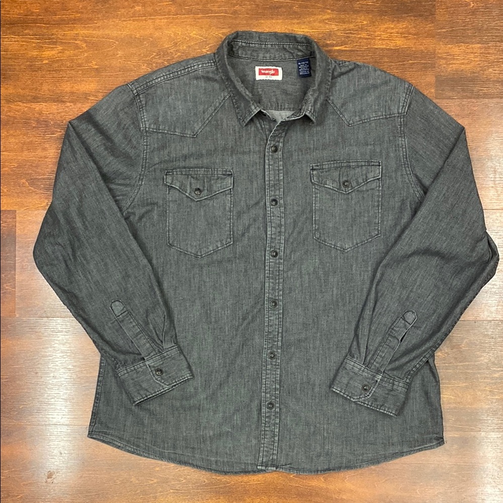 Levi's Men's Black Denim Shirt